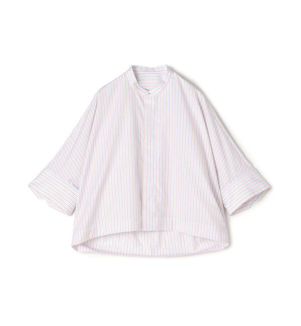 MACPHEE「 コットンブロード クロップドシャツ」|シャツ・ブラウス|42 ライトベージュ系