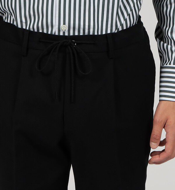 TOMORROWLAND MENS「コットンオックスフォード 1プリーツイージースラックス」|スラックス|