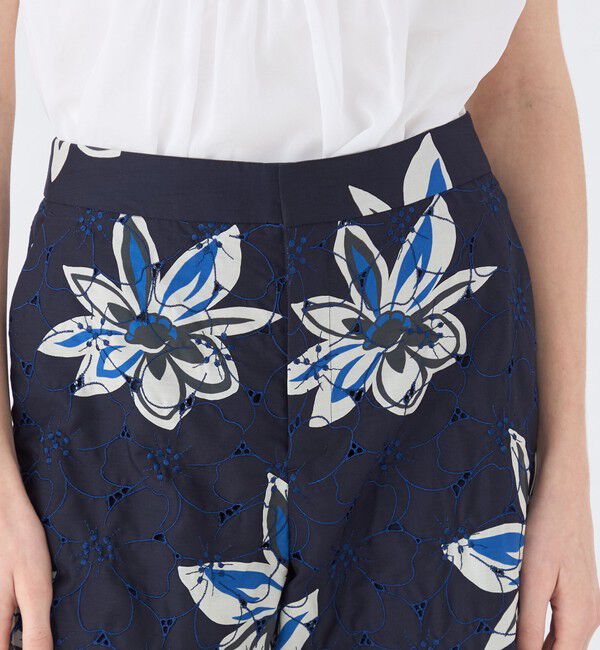 TOMORROWLAND collection「アイレットプルメリア ワイドストレートパンツ」|その他|