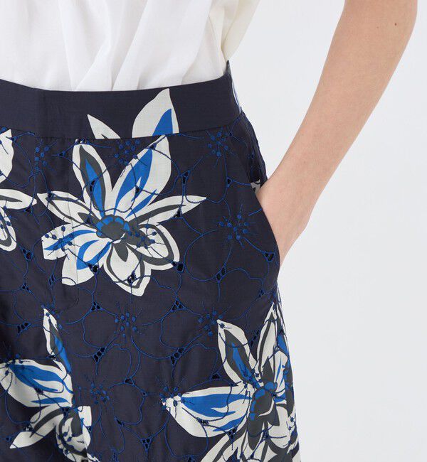 TOMORROWLAND collection「アイレットプルメリア ワイドストレートパンツ」|その他|