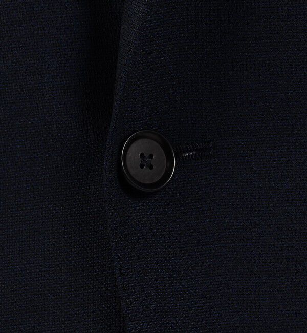 TOMORROWLAND MENS「Super120'sウールポリエステル ホップサック シングルブレステッド2Bジャケット」|テーラードジャケット|