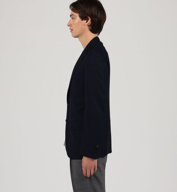 TOMORROWLAND MENS「Super120'sウールポリエステル ホップサック シングルブレステッド2Bジャケット」|テーラードジャケット|