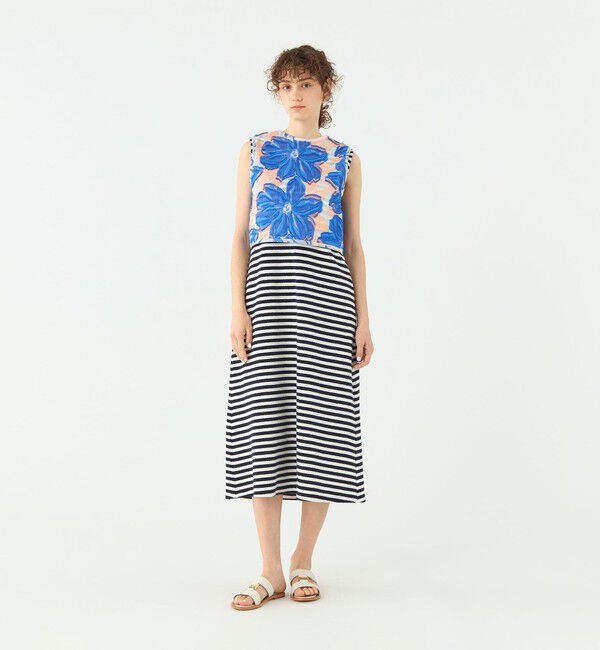 TOMORROWLAND collection「プルメリアジャカード フロンタブルトップス」|シャツ・ブラウス|