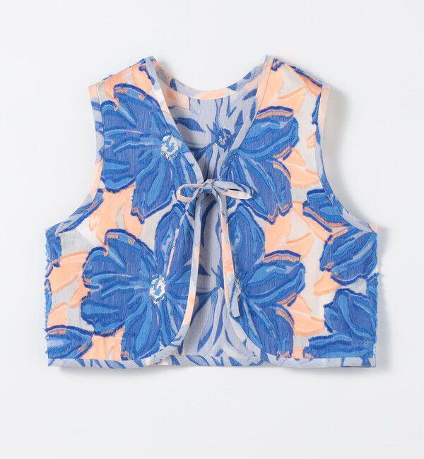 TOMORROWLAND collection「プルメリアジャカード フロンタブルトップス」|シャツ・ブラウス|