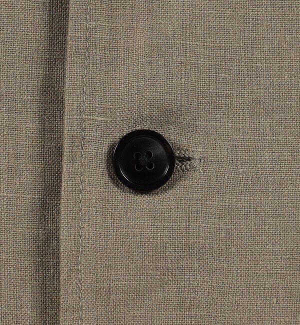 TOMORROWLAND MENS「ベルジャンリネン シャツブルゾン LIBECO」|ブルゾン・スタジャン|