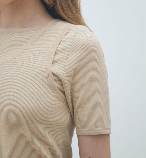 MACPHEE「コンビジャージー タンクトップ」|タンクトップ|