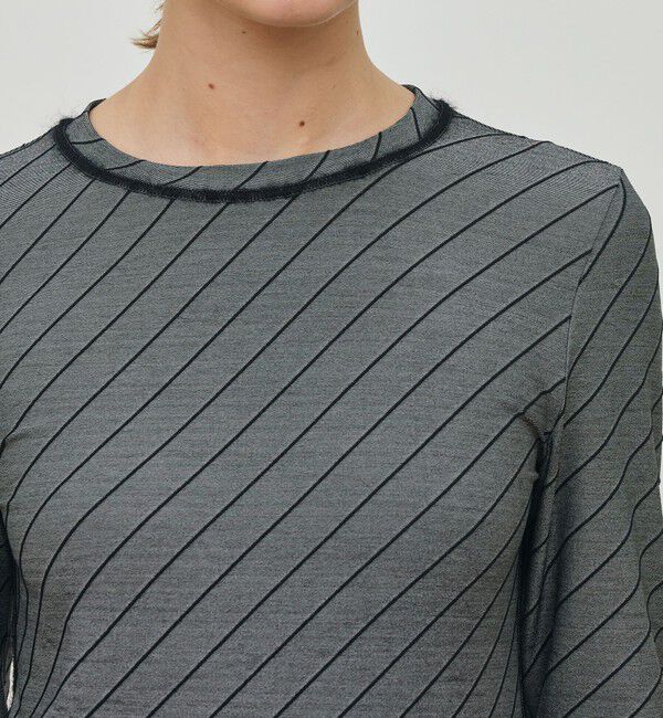 DES PRES「ダイアゴナルジャージー クルーネックプルオーバー」|Tシャツ・カットソー|
