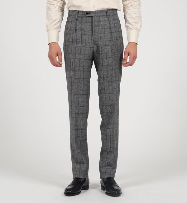 TOMORROWLAND MENS「【別注】TAGLIATORE ウールサキソニーチェック シングルブレステッド2Bスーツ」|スーツ|