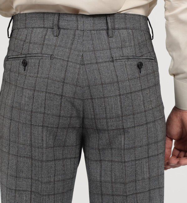 TOMORROWLAND MENS「【別注】TAGLIATORE ウールサキソニーチェック シングルブレステッド2Bスーツ」|スーツ|