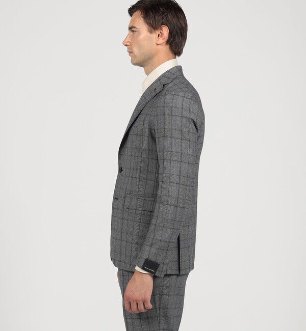TOMORROWLAND MENS「【別注】TAGLIATORE ウールサキソニーチェック シングルブレステッド2Bスーツ」|スーツ|