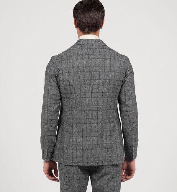 TOMORROWLAND MENS「【別注】TAGLIATORE ウールサキソニーチェック シングルブレステッド2Bスーツ」|スーツ|