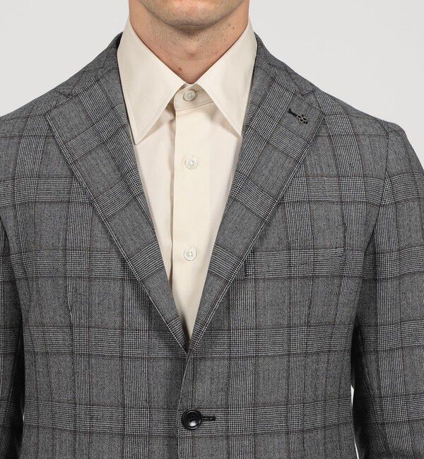 TOMORROWLAND MENS「【別注】TAGLIATORE ウールサキソニーチェック シングルブレステッド2Bスーツ」|スーツ|