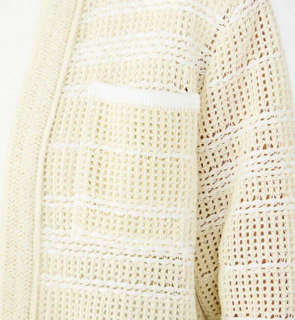 Ballsey「ドライコットン クルーネックカーディガン」|カーディガン|