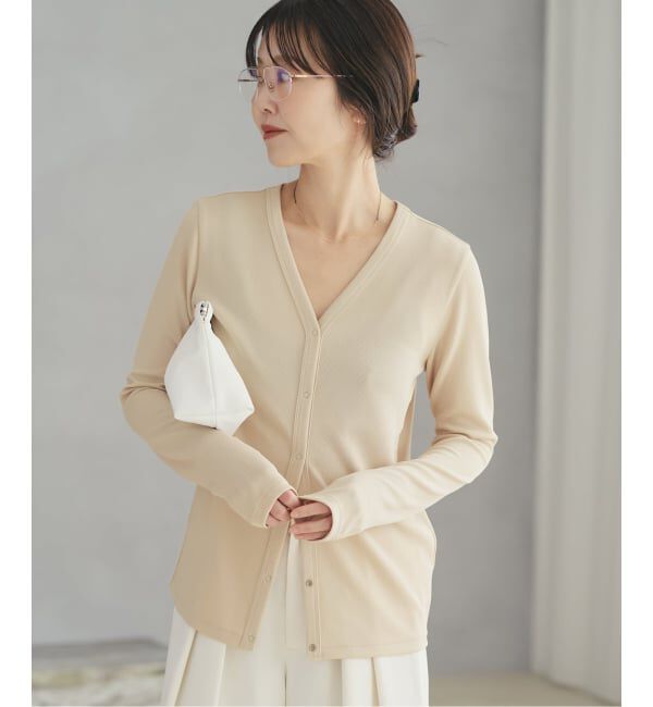 Plage「《予約》Rib  カーディガン」|カーディガン|