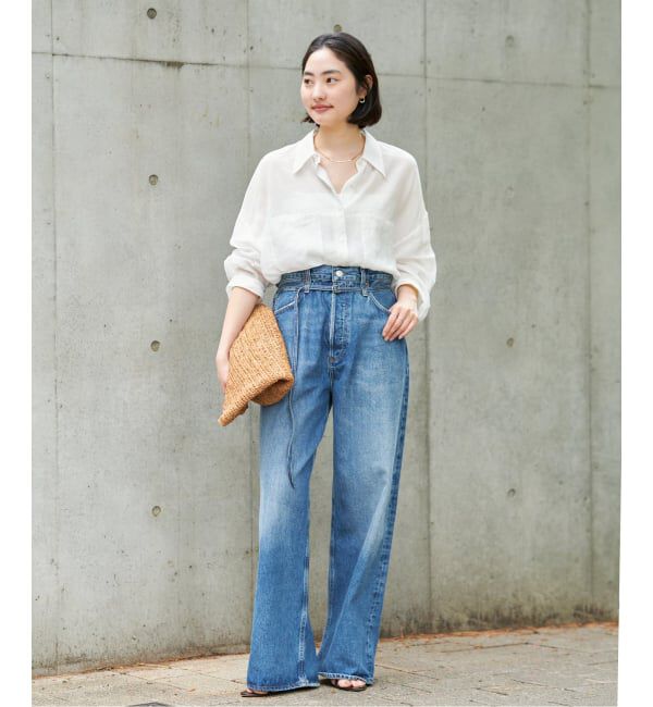 Plage「《追加予約》RAMIE LYOCELL CROPPED シャツ」|シャツ・ブラウス|