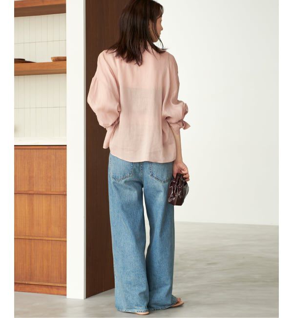 Plage「《追加予約》RAMIE LYOCELL CROPPED シャツ」|シャツ・ブラウス|