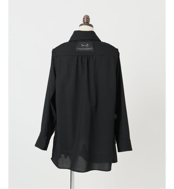VERMEIL par iena「Room no.8 BLACK ルームエイト ブラック ドレープジャケット BYRS-002-69587」|その他|