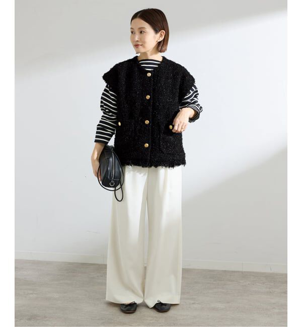 IENA「ミックスツイードベスト」|その他|