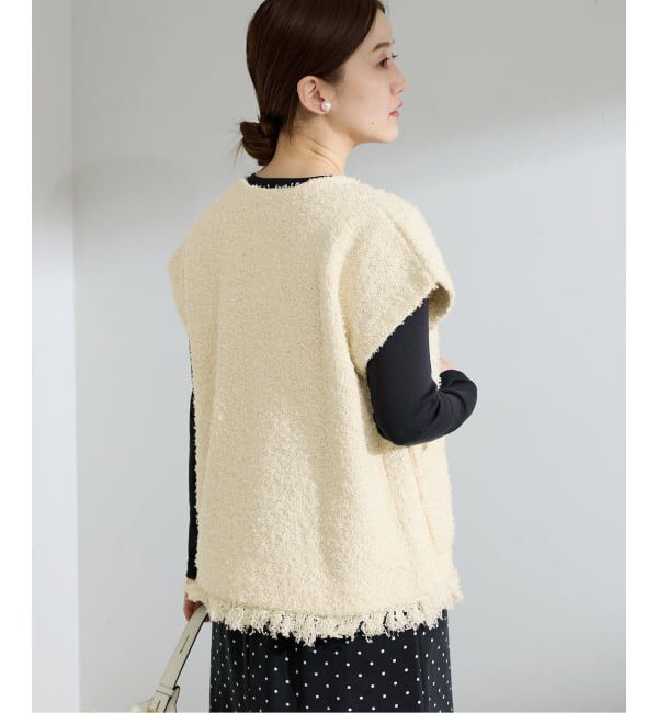 IENA「ミックスツイードベスト」|その他|