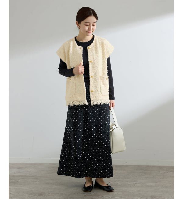 IENA「ミックスツイードベスト」|その他|