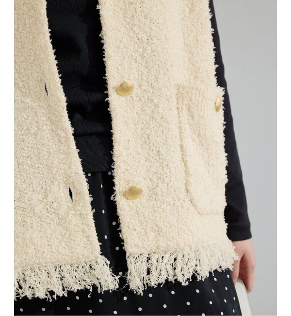 IENA「ミックスツイードベスト」|その他|