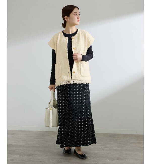 IENA「ミックスツイードベスト」|その他|