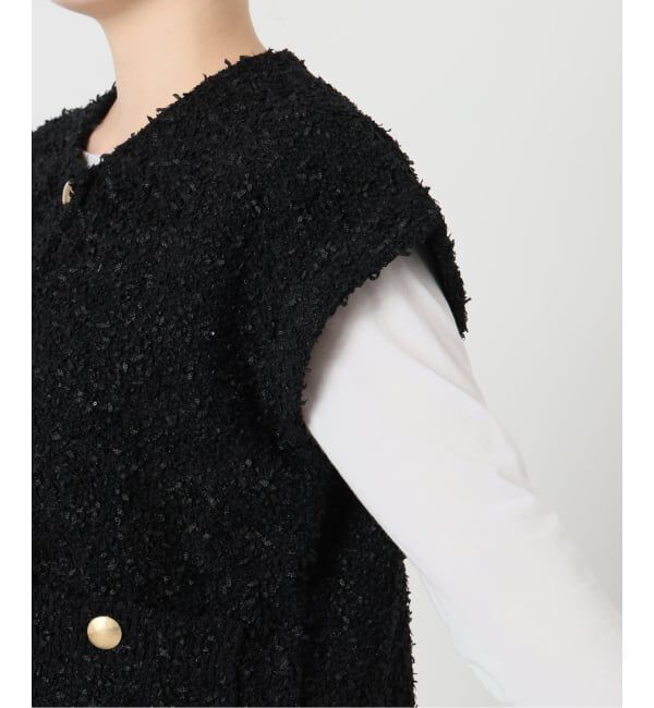 IENA「ミックスツイードベスト」|その他|