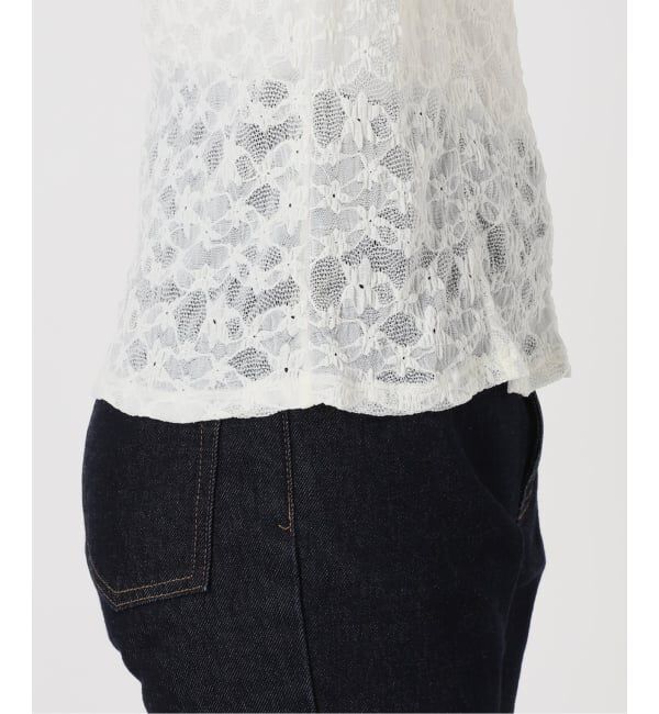 SLOBE IENA「《WEB・一部店舗限定/追加》レーススリーブブラウス」|シャツ・ブラウス|