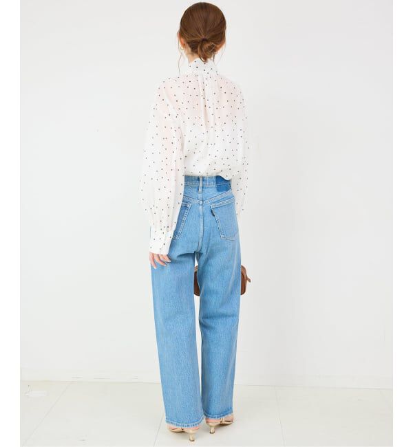 SLOBE IENA「《WEB限定/追加》ボウタイブラウス」|シャツ・ブラウス|