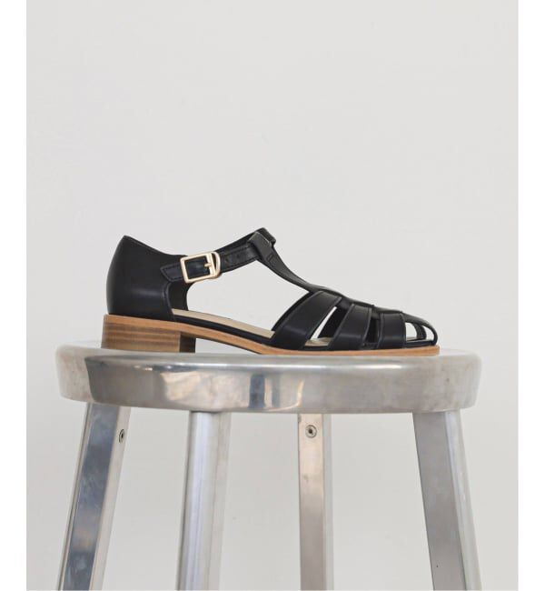 SLOBE IENA「《追加予約》SLOBE レザーグルカサンダル」|サンダル|