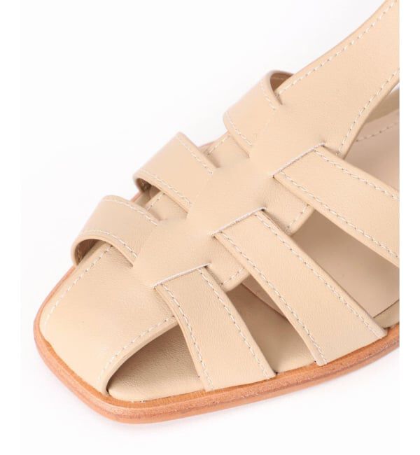 SLOBE IENA「《追加予約》SLOBE レザーグルカサンダル」|サンダル|