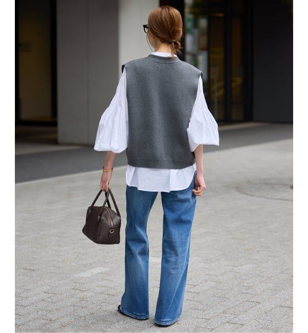 SLOBE IENA「《WEB限定/追加2予約》ピンタックバルーンスリーブブラウス」|シャツ・ブラウス|