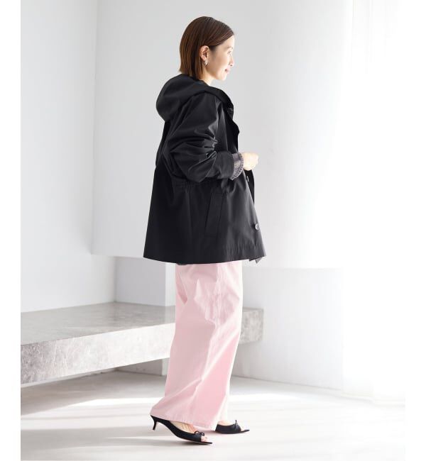 IENA「《予約》コットンキャンバスバックイージーパンツ」|その他|