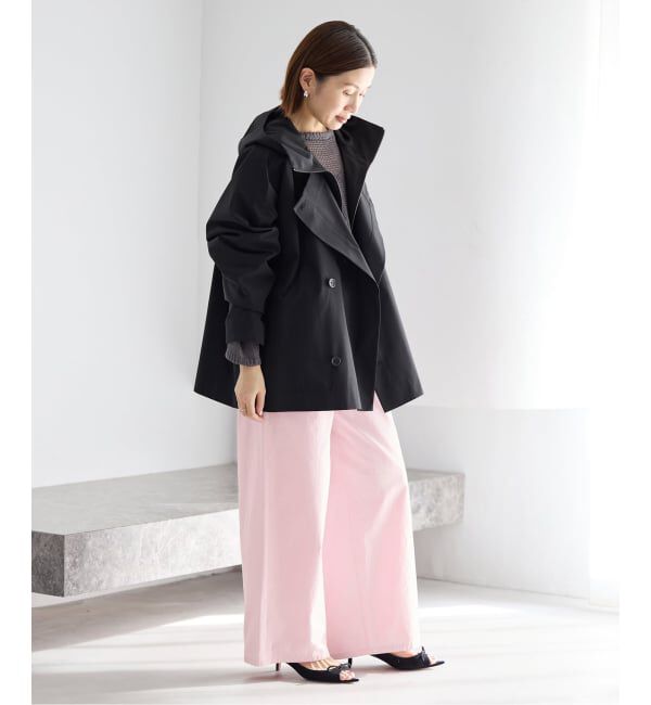 IENA「《予約》コットンキャンバスバックイージーパンツ」|その他|