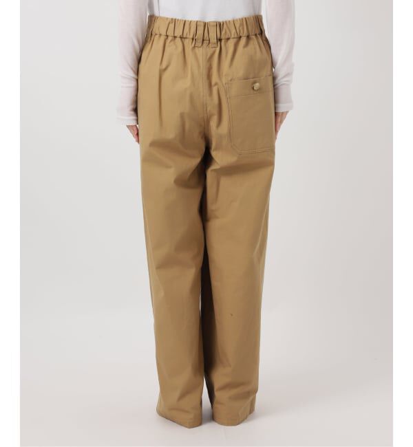 IENA「《予約》コットンキャンバスバックイージーパンツ」|その他|