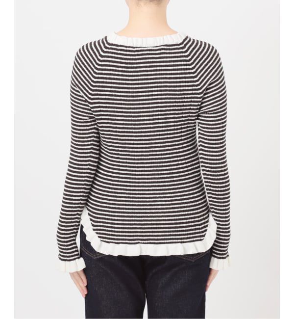 SLOBE IENA「《追加2》tyn.TGOR/トゴール フリルカーディガン J0102」|カーディガン|