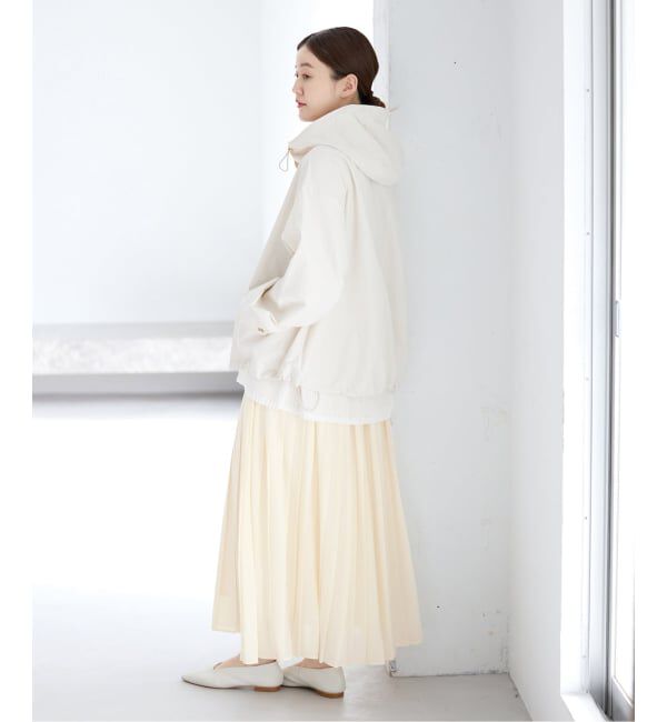 IENA「ボイルシアープリーツスカート」|スカート|