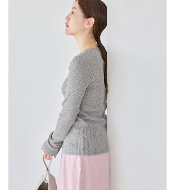 IENA「《WEB限定/追加予約》ハイゲージリブカーディガン」|カーディガン|