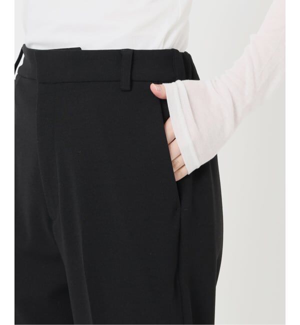 IENA「《セットアップ対応/予約》カットジョーゼットスティックパンツ」|スラックス|
