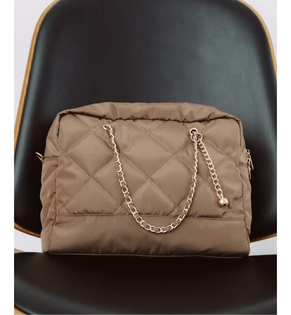 SLOBE IENA「OUTDOOR/アウトドア SLOBE別注 キルティング2WAYショルダーバッグ」|ショルダー・メッセンジャー|