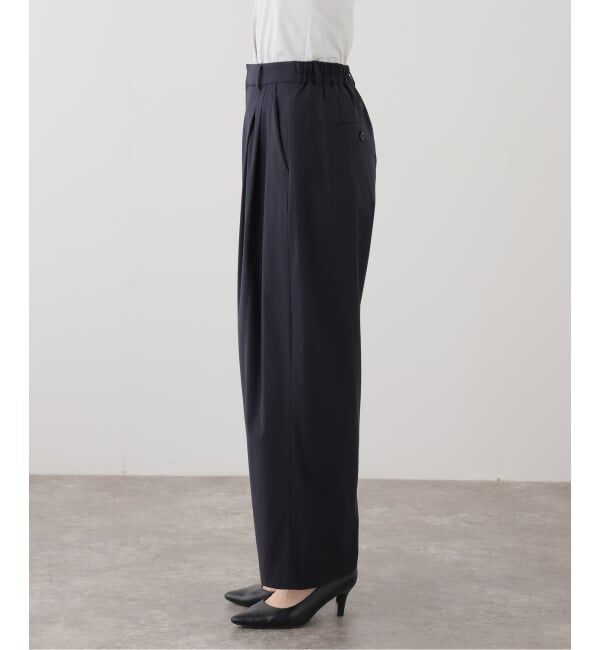 IENA「《セットアップ対応可》エアリーライトコクーンパンツ」|スラックス|