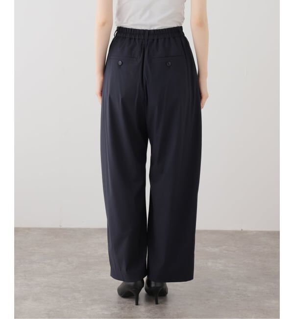 IENA「《セットアップ対応可》エアリーライトコクーンパンツ」|スラックス|