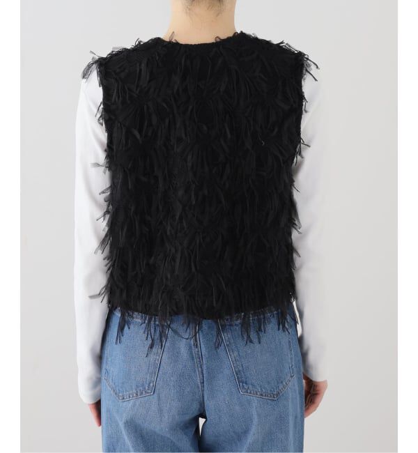 SLOBE IENA「フリンジボディベスト」|ベスト・ジレ|