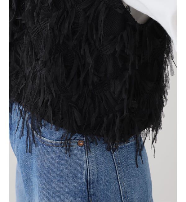 SLOBE IENA「フリンジボディベスト」|ベスト・ジレ|