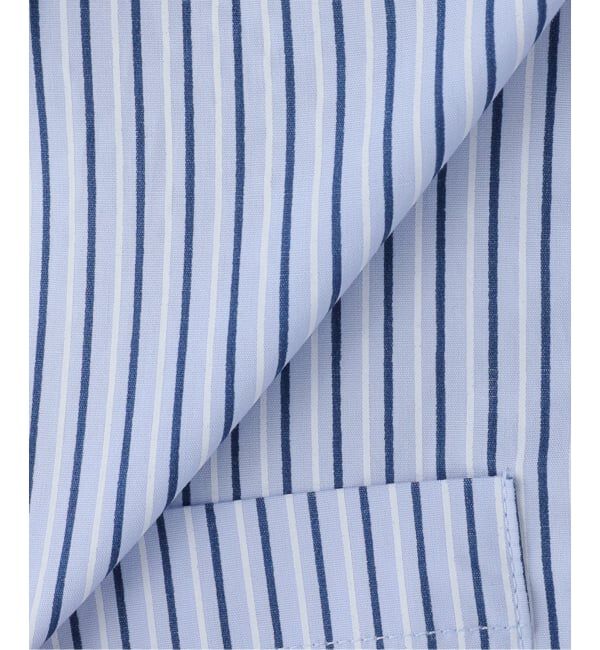 SLOBE IENA「GREEN BUTTER/グリーンバター Stripe Cotton Shirt」|シャツ・ブラウス|