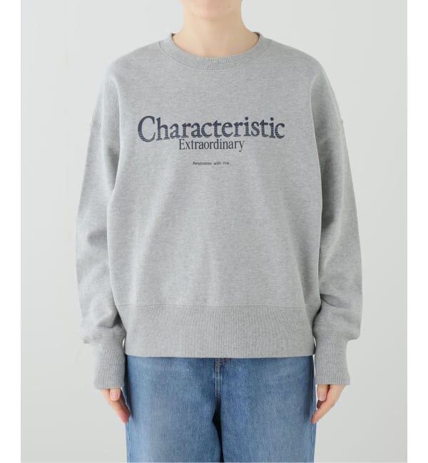 SLOBE IENA「Characteristic ロゴスウェット」|スウェット・ジャージ|グレーA