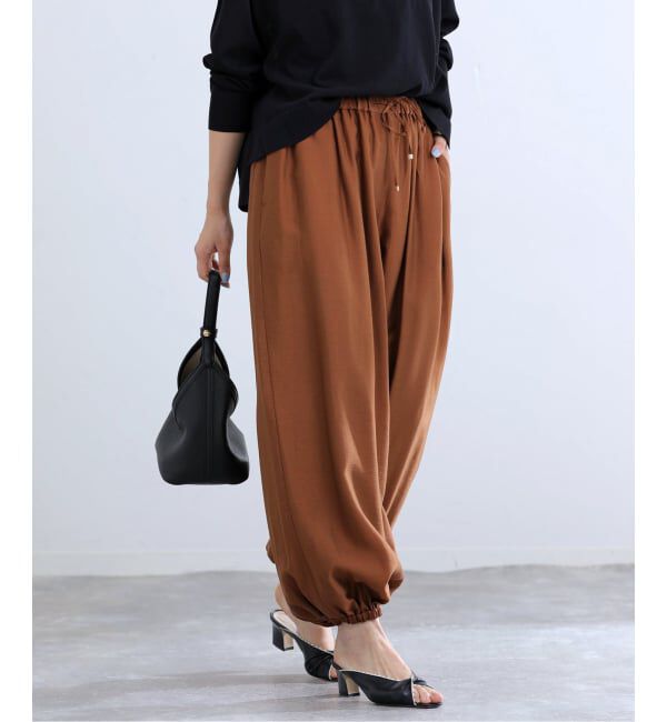 IENA「《予約》ウォッシャブル バルーンパンツ」|その他|