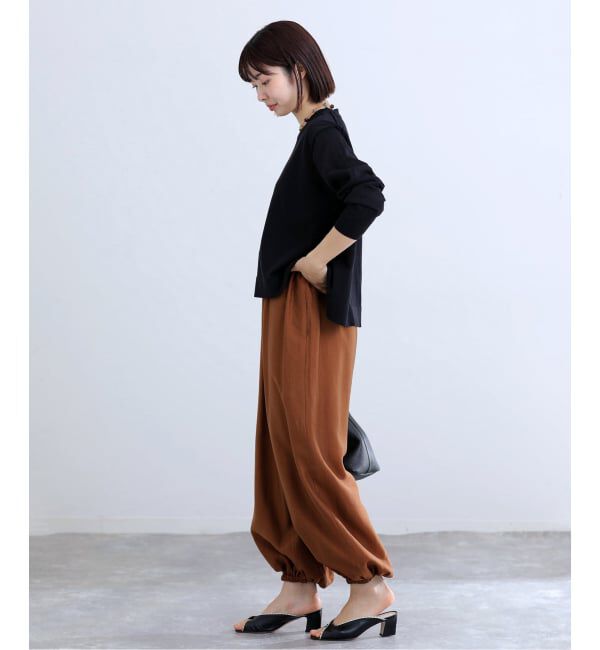 IENA「《予約》ウォッシャブル バルーンパンツ」|その他|