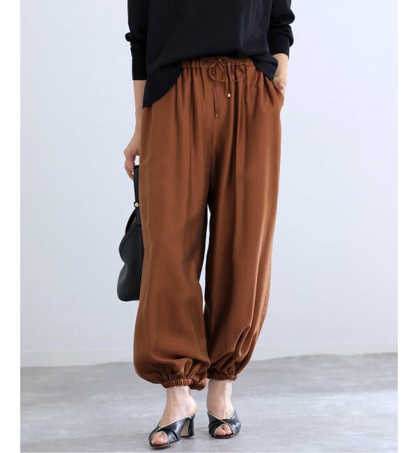 IENA「《予約》ウォッシャブル バルーンパンツ」|その他|