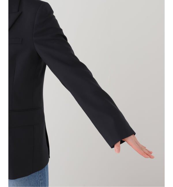 IENA「ツイルダブルブレストジャケット」|テーラードジャケット|